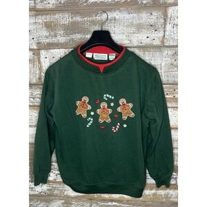 Shenanigans Womens "Ugly Sweater" Green S